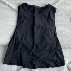Lululemon Cut Back Crop Tank